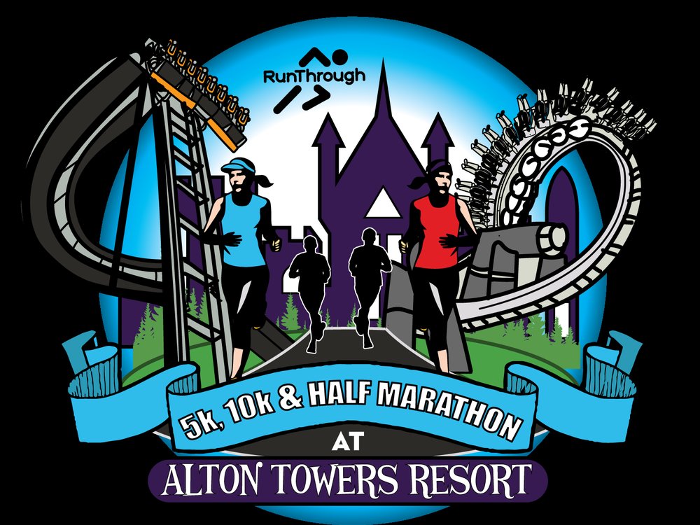 Run Alton Towers 10km - Logo of Alton Towers Resort 10km run