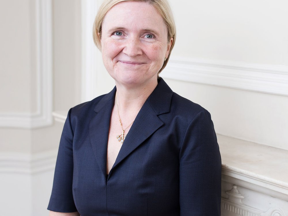 Grainne Gorman wearing a smart black dress