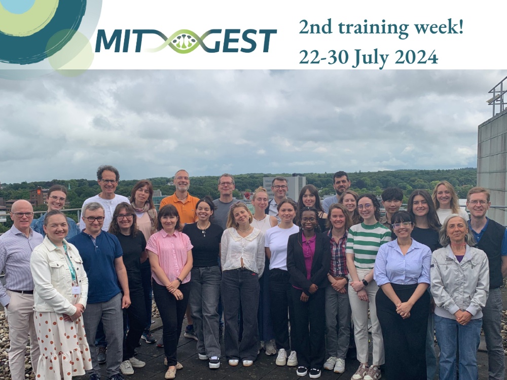 A group of people at the MITGEST training week in the Netherlands