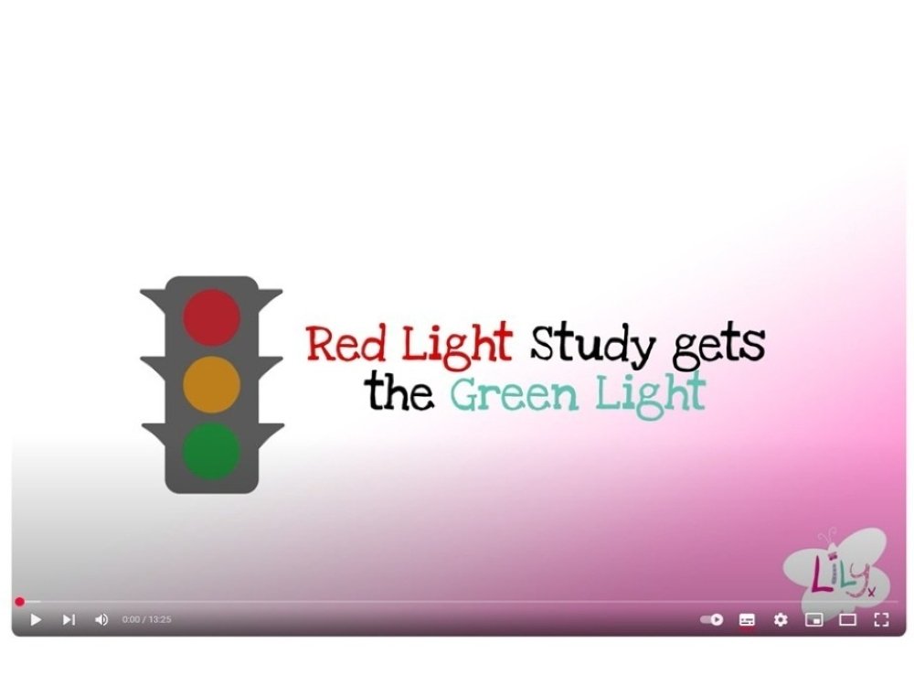 Screenshot of YouTube interview with the leads of the red light therapy project